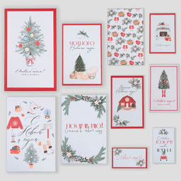 Набор подарочных коробок 10 в 1 Тепла и уюта, 12 7 4 - 32.5 20 12.5 см - Дарите счастье фото 2