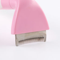 Дешеддер малый, лезвие шириной 4,5 см, розовый - Пижон фото 3