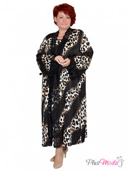 Халат Модель №1591 размеры 44-84 - Plusmoda фото 6