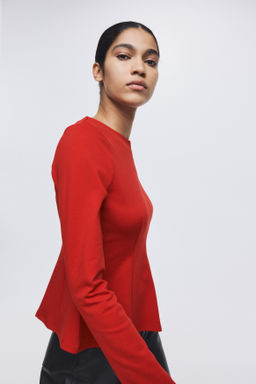 Top de punto con peplum - H&m фото 4