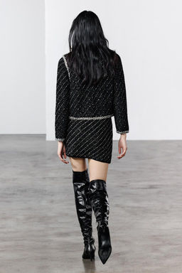 CONTRAST KNIT CARDIGAN - Zara фото 3