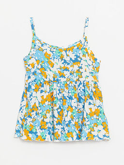 U Yaka ?i?ekli Ask?l? K?z ?ocuk Atlet