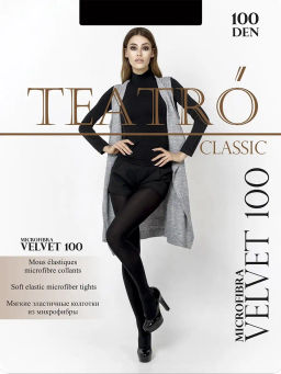 Колготки TEATRO VELVET 100 черный  фото 2