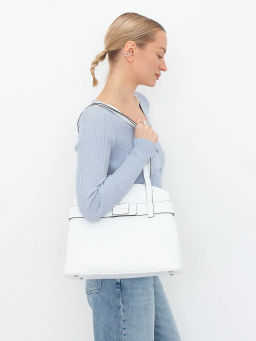 Сумка 58426 white Velina Fabbiana-Safenta