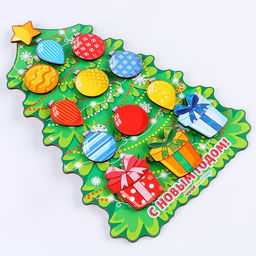 Сортер WoodLand Toys «Ёлка», на липучках