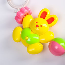 Растяжка на коляску/кроватку Зайки, 4 игрушки, Крошка Я  фото 3