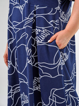 100% ХЛОПОК Платье женское Маки - Оптима фото 6