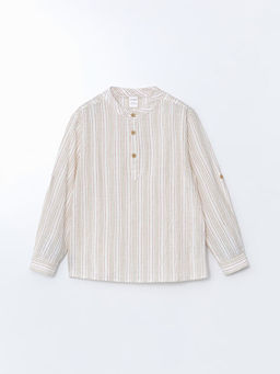 Hakim Yaka ?izgili Erkek ?ocuk G?mlek