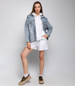 Спортивный костюм #КТ3885, белый