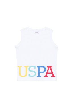 Детская белая футболка спортсмена Неожиданная скидка в корзине - U.s. polo assn фото 2
