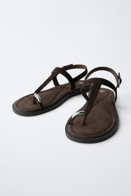 SANDALIA PIEL / Marr?n - Zara фото 3