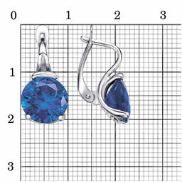 СЕРЬГИ 33810114Д14 - Красная пресня фото 2