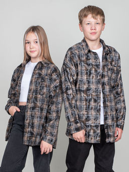 Рубашка 6510 т.синяя клетка 950 Be Friends  фото 10