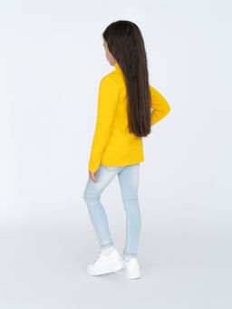 Джемпер-водолазка желтая 645 (116, 60)