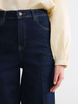 Wideleg Kad?n Jean Pantolon