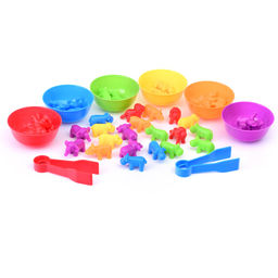 Настольная игра-сортировщик "Животные" в тубусе