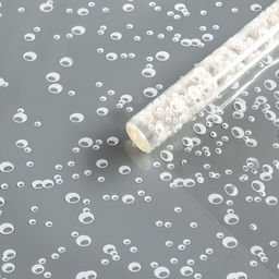 Пленка для цветов «Пузырьки» белая 0.7×8.2 м, 40 мкм