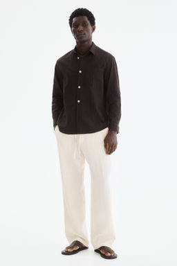 Pantal?n texturizado Relaxed Fit - H&m фото 5