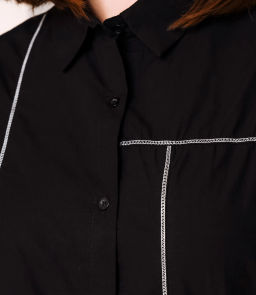 Рубашка #КТ2225 (3), чёрный - Dommod фото 5