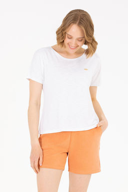 U. S. Polo Assn Женская белая футболка с круглым вырезом - U.s. polo assn фото 15