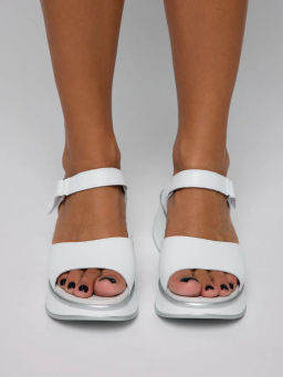 Босоножки женские белые, н/к