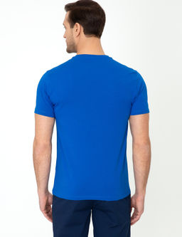 Saks Bisiklet Yaka Slim Fit T-Shirt