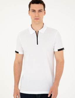 Beyaz Slim Fit Ti__rt - Pierre cardin фото 10