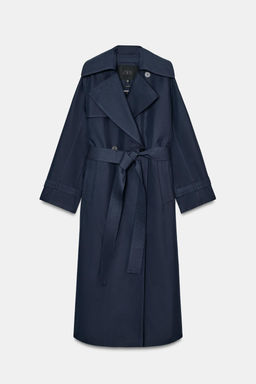 TRENCH OVERSIZE CINTUR?N ZW COLLECTION / Azul - Zara фото 7