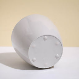 Цена за 2 шт. Кашпо для цветов, d=17 см, 2.7 л, пластик, бежевое