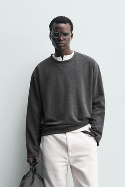 RELAXED FIT TEXTURED T-SHIRT - Zara фото 9