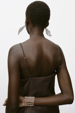 SATIN TRIM CAMISOLE TOP - Zara фото 15