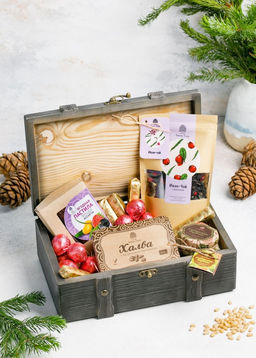 Подарочная шкатулка деревянная, 740 г - Сибирский кедр фото 4