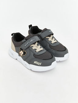 Mickey Mouse Bask?l? K?z Bebek Spor Ayakkab?