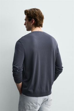 JERSEY REGULAR FIT B?SICO / Azulina - Zara фото 3