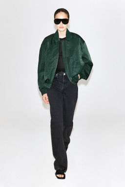 CAZADORA BOMBER DE NAILON CON DETALLES FRUNCIDOS - H&m фото 3