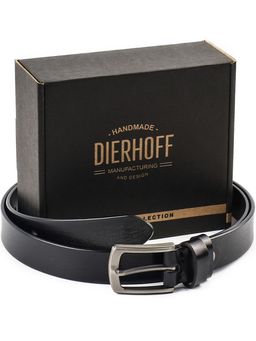 Мужской кожаный ремень Dierhoff ДРК 3050/3-30 Черный