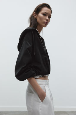 RUBBERISED HOODED JACKET - Zara фото 8