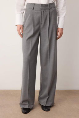 Kahverengi Kemerli Wideleg Genis Paca Dokuma Pantolon TWOAW26PL00160 - Trendyolmilla фото 7