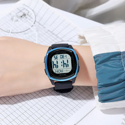 Часы наручные Skmei мужские электронные спортивные 2541black-blue