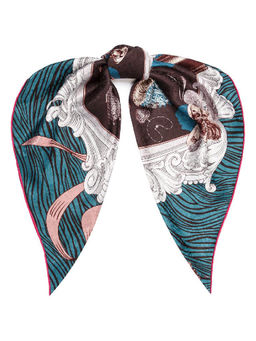 Платок жен. шелк 90х90 B06-8262-14 - Eleganzza фото 3