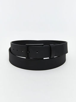 Deri G?r?n?ml? Erkek Kemer