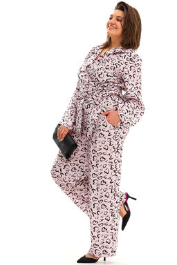 Брюки BegiModa 6051 Розовое сердце  фото 4