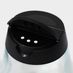 Баночки для специй с пластмассовой крышкой Доляна «Отто», набор 4 шт.: 140 мл, 6.2×8.4 см, стекло