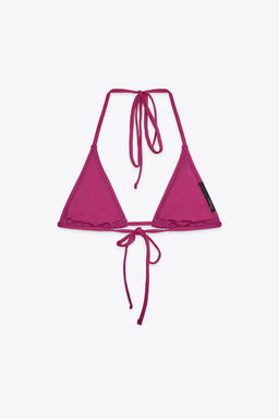 BEADED FLORAL BIKINI TOP - Zara фото 5