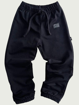 Спортивные штаны на резинке 22-0517 черный|зеленый - Mini maxi фото 19