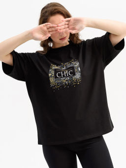 94% хлопок Футболка женская Оверсайз.Шик - Оптима фото 3