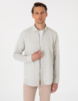 Ye_il Regular Fit Uzun Kollu G_mlek - Pierre cardin фото 3