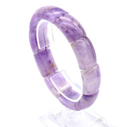 Браслет из Аметиста лавандового сегмент 15*20мм, 48г