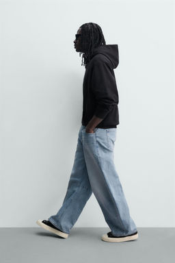 JEANS RELAXED BARREL FIT PINZAS / Azul claro - Zara фото 6