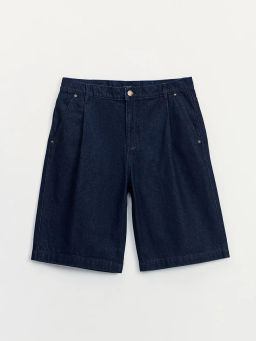 Удлиненные джинсовые шорты ZR2605042308-106 / Zarina  фото 7